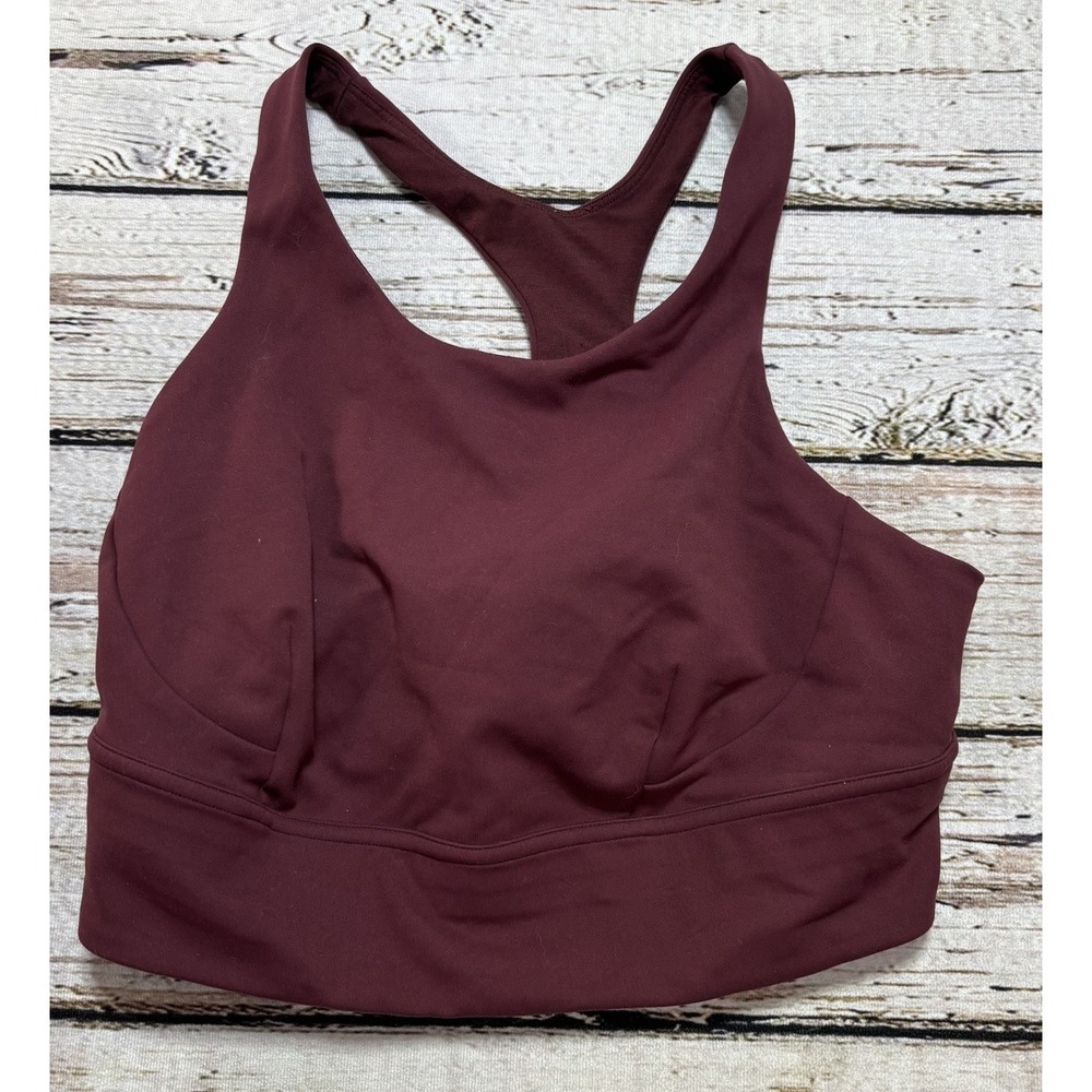 Lululemon Wunder Train Longline Bra Women's 12 Sports Athletic LW2CNSS